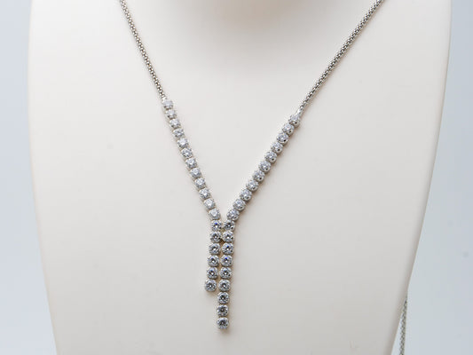 Collier 925 Silber mit Zirkon