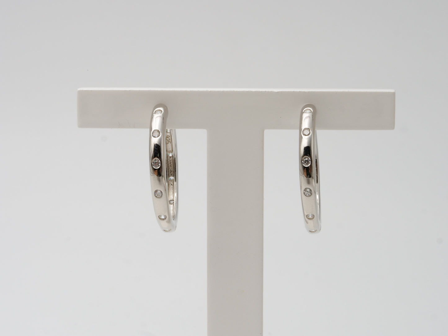Creolen 925 Silber mit Zirkon