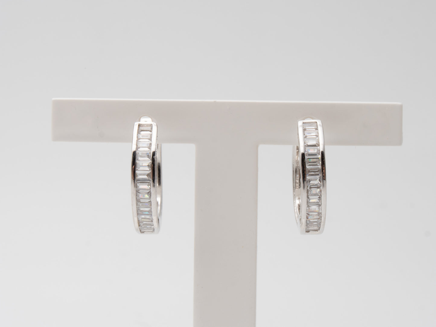 Creolen 925 Silber mit Zirkon