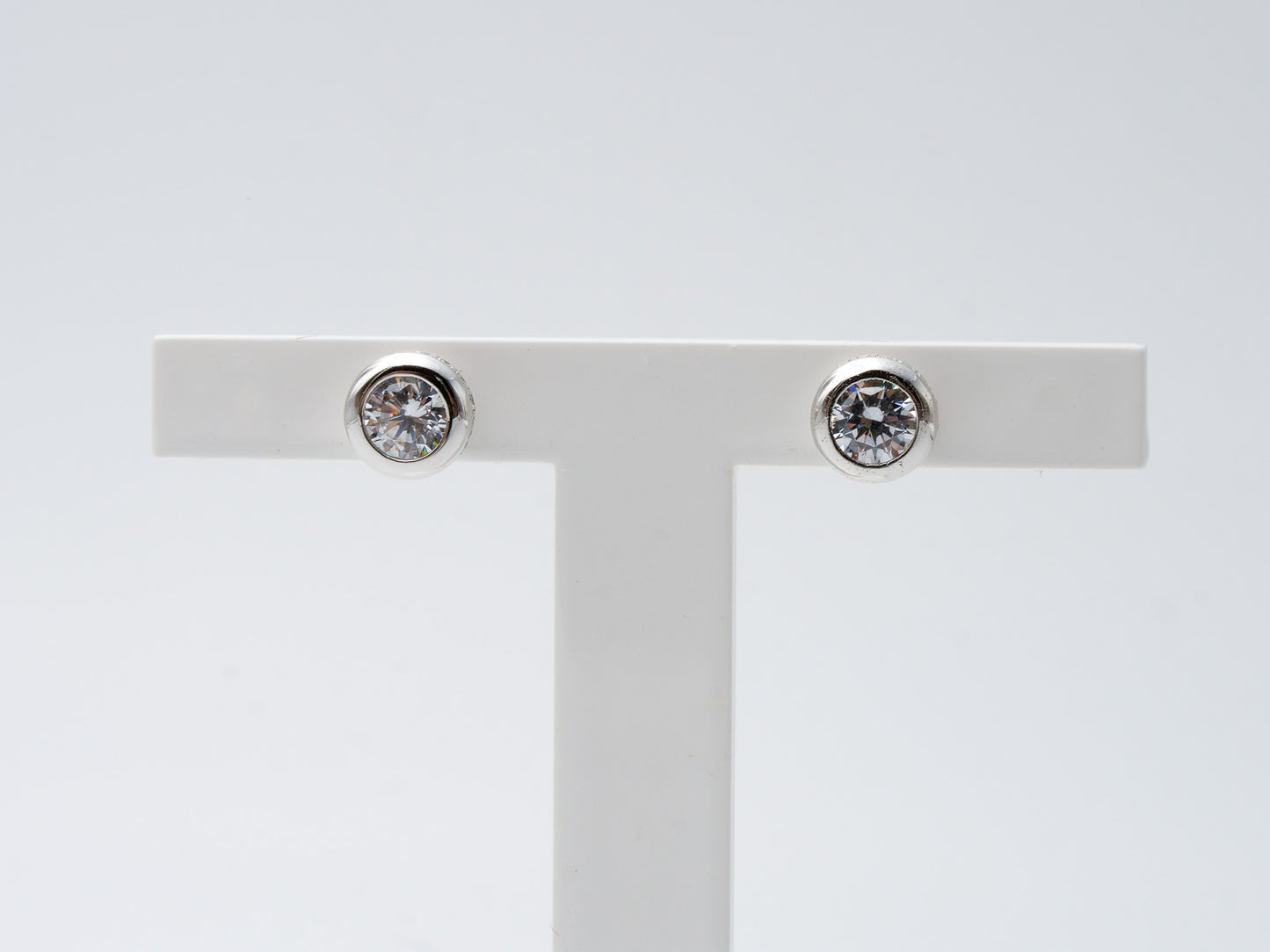 Ohrstecker 925er Silber mit Stein 6mm