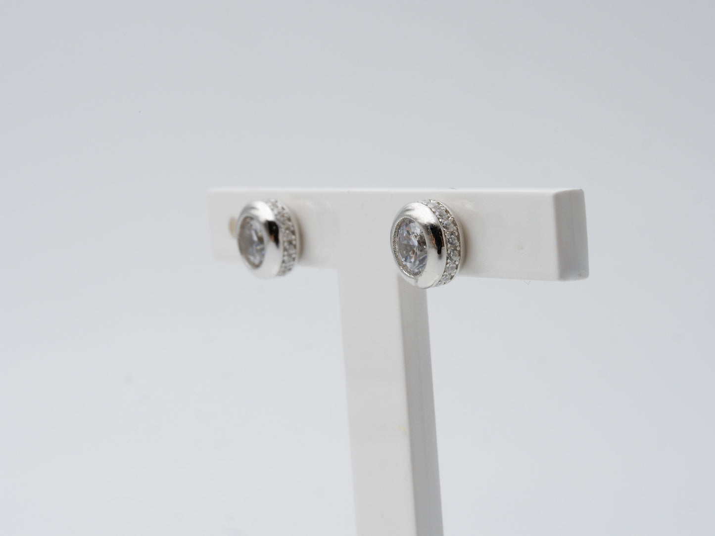 Ohrstecker 925er Silber mit Stein 6mm