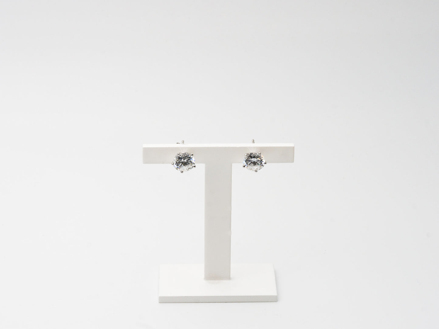 Ohrstecker 750 WG mit Zirkon