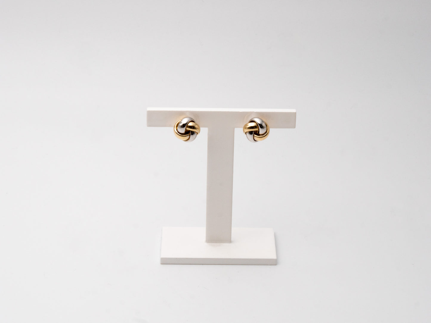 Trinity Ohrstecker 585 Gold tricolor