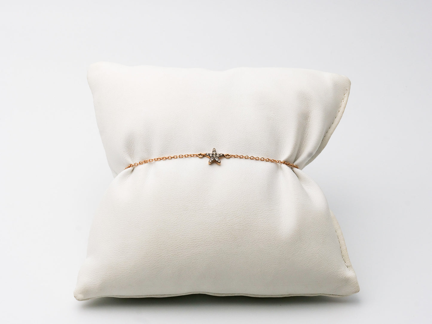 Armband 750 Rosegold mit Brillanten 0,11 ct