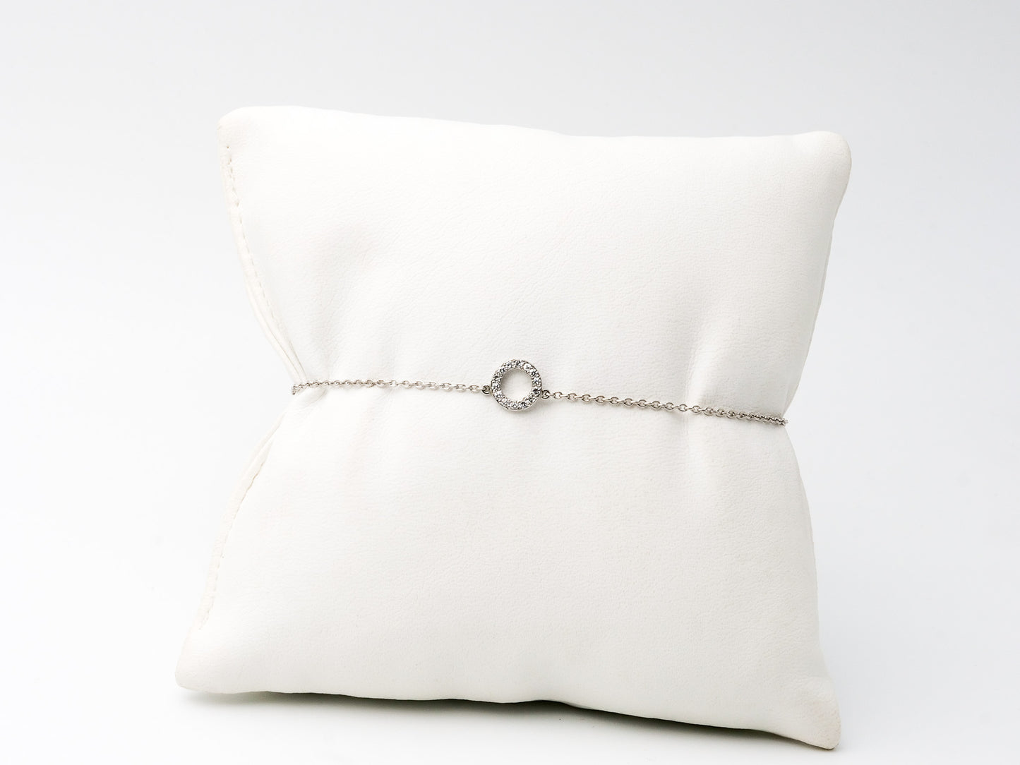 Armband 585 Weißgold mit Brillanten